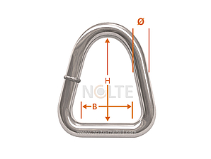 nolte Lifting links : suspension loops (breaking load 45 KN)